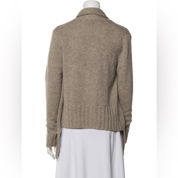 Vince oatmeal beige wool alpaca cashmere open front cardigan - XS - Picture 6 of 6
